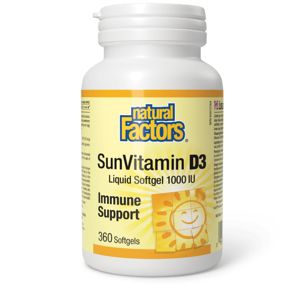 SunVitamin D3 Softgels 1000 IU