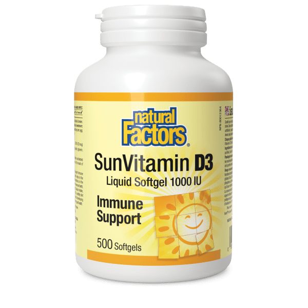 SunVitamin D3 Softgels 1000 IU
