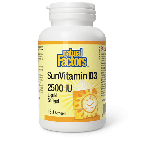 SunVitamin D3 Softgels 2500 IU