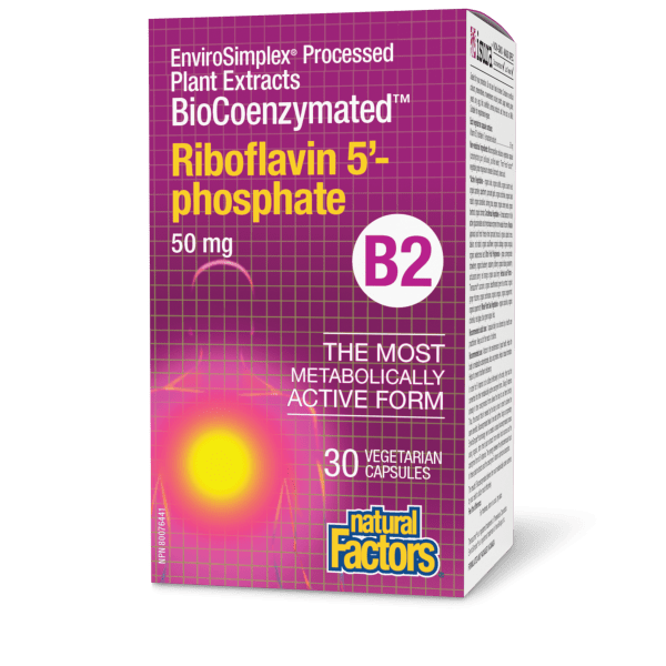 BioCoenzymated Riboflavin 5’ - phosphate B2 50 mg