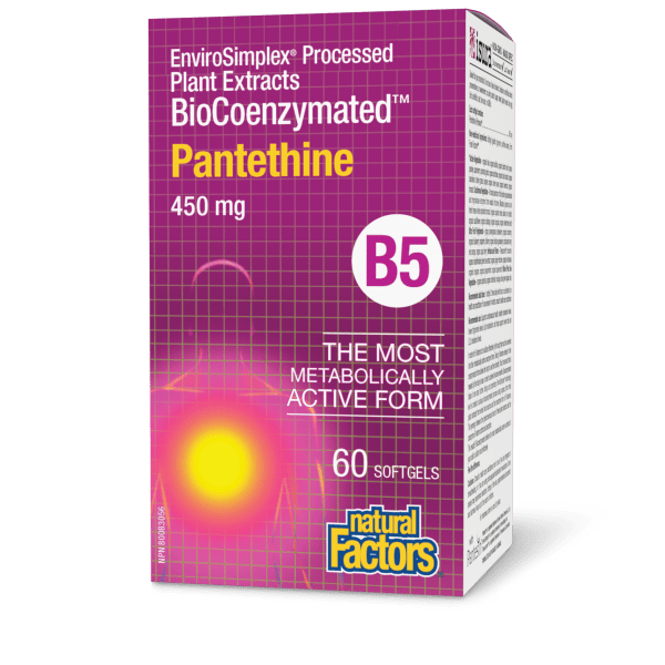 BioCoenzymated Pantethine B5 450 mg