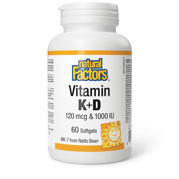 Vitamin K+D 120 mcg & 1000 IU