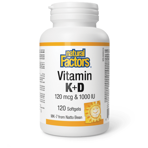 Vitamin K+D 120 mcg & 1000 IU