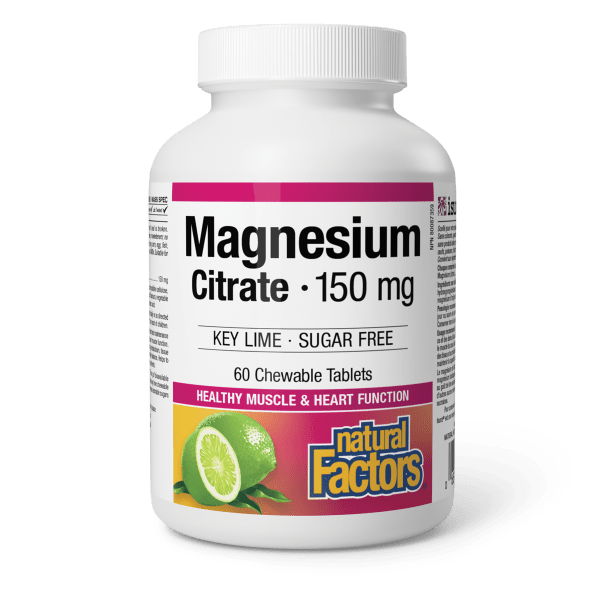 Magnesium Citrate 150 mg Chewable Tablets