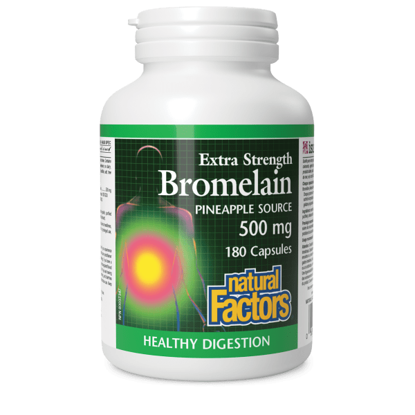 Bromelain Extra Strength 500 mg, Pineapple Source