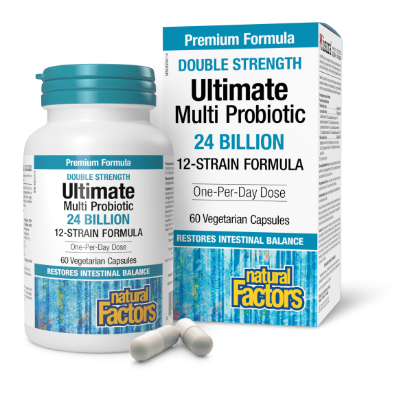 Ultimate Multi Probiotic Double Strength 24 Billion Live Probiotic Cultures