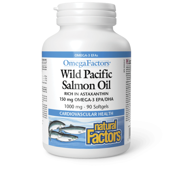 Wild Pacific Salmon Oil 1000 mg, OmegaFactors