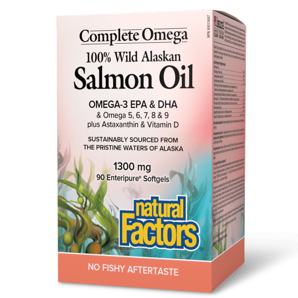 Complete Omega 100% Wild Alaskan Salmon Oil 1300 mg