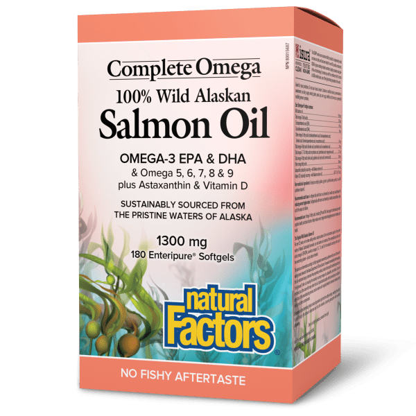 Complete Omega 100% Wild Alaskan Salmon Oil 1300 mg