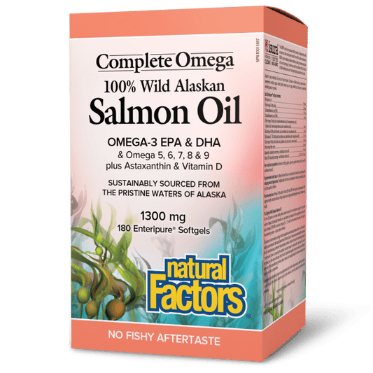 Complete Omega 100% Wild Alaskan Salmon Oil 1300 mg