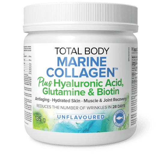 Total Body Marine Collagen Plus Hyaluronic Acid, Glutamine, & Biotin Unflavoured Powder