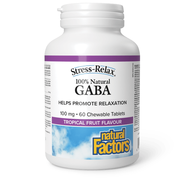 100% Natural GABA 100 mg Tropical Fruit