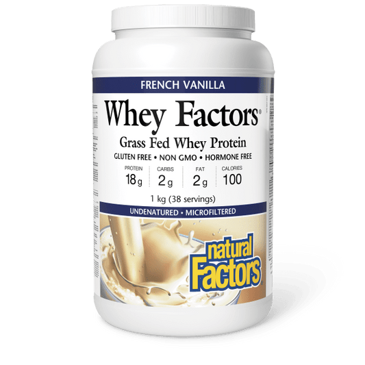 Whey Factors Grass Fed Whey Protein French Vanilla