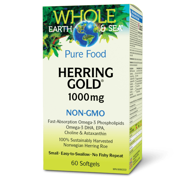 Herring Gold 1000 mg, Whole Earth & Sea