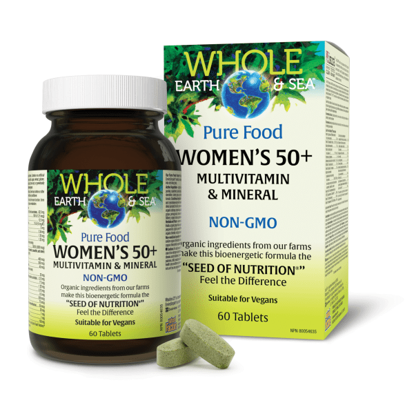 Women’s 50+ Multivitamin & Mineral, Whole Earth & Sea
