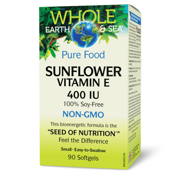 Sunflower Vitamin E 400 IU, Whole Earth & Sea
