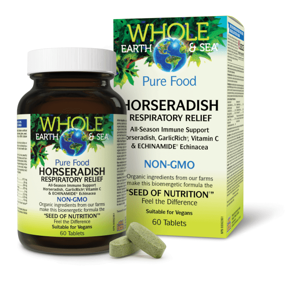 Horseradish Respiratory Relief, Whole Earth & Sea