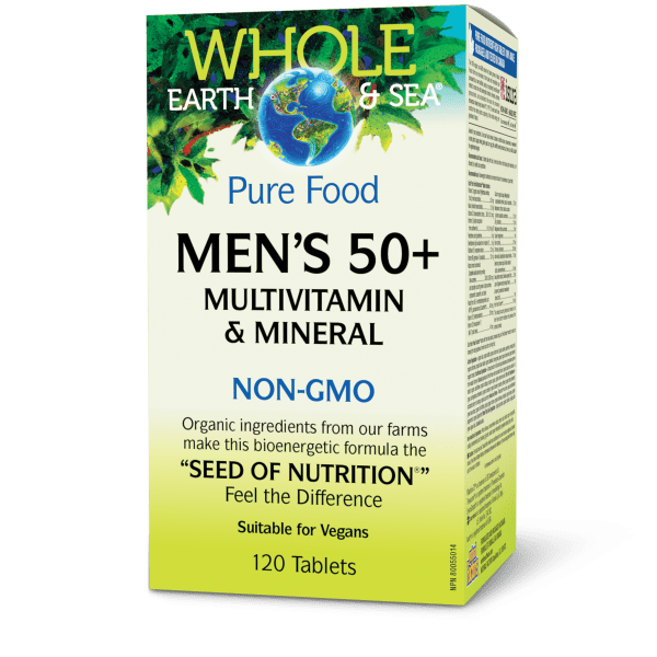Men’s 50+ Multivitamin & Mineral, Whole Earth & Sea