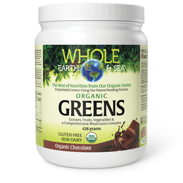 Organic Greens, Organic Chocolate