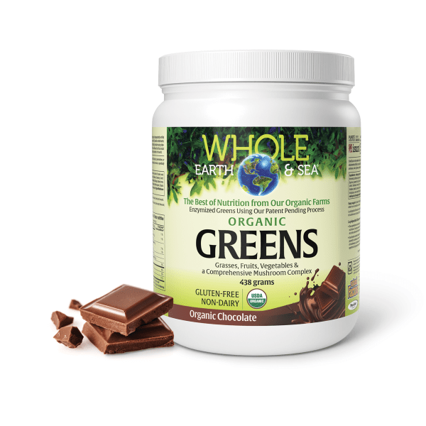Organic Greens, Organic Chocolate