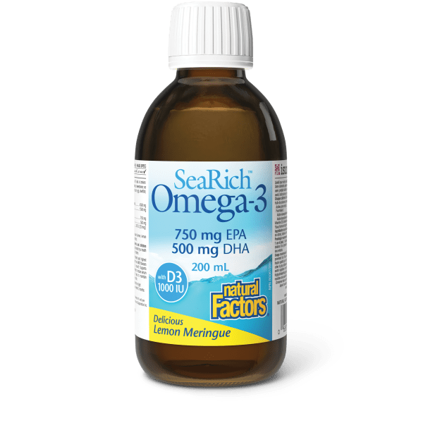Omega - 3 with D3 750 mg EPA/500 mg DHA Lemon Meringue