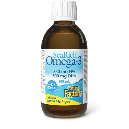 Omega - 3 with D3 750 mg EPA/500 mg DHA Lemon Meringue