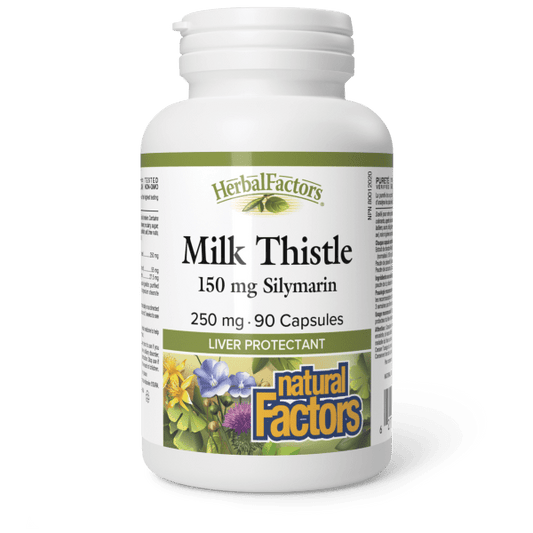 Milk Thistle Silymarin 250 mg/150 mg, HerbalFactors