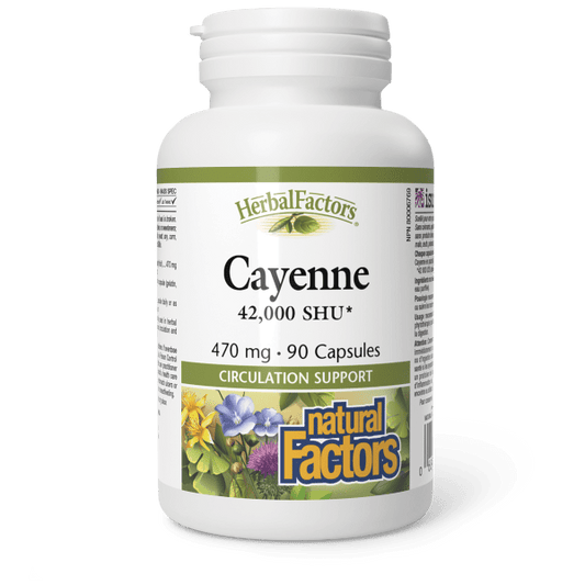 Cayenne 470 mg, HerbalFactors