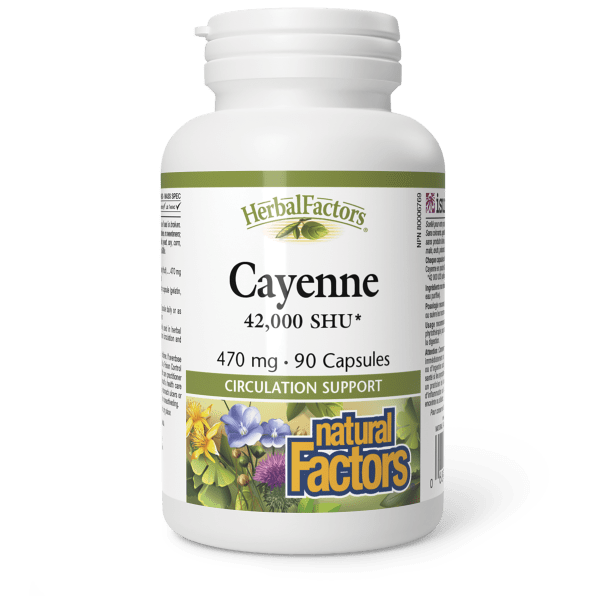 Cayenne 470 mg, HerbalFactors