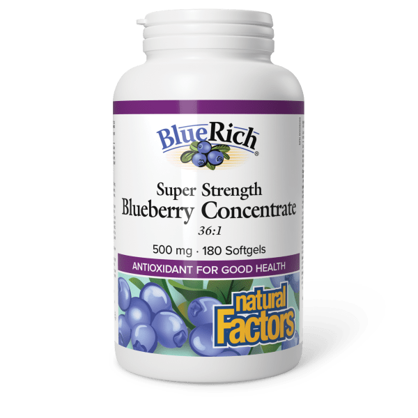 BlueRich Super Strength Blueberry Concentrate 500 mg