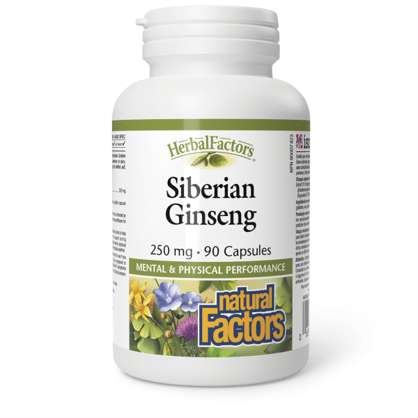 Siberian Ginseng 250 mg, HerbalFactors