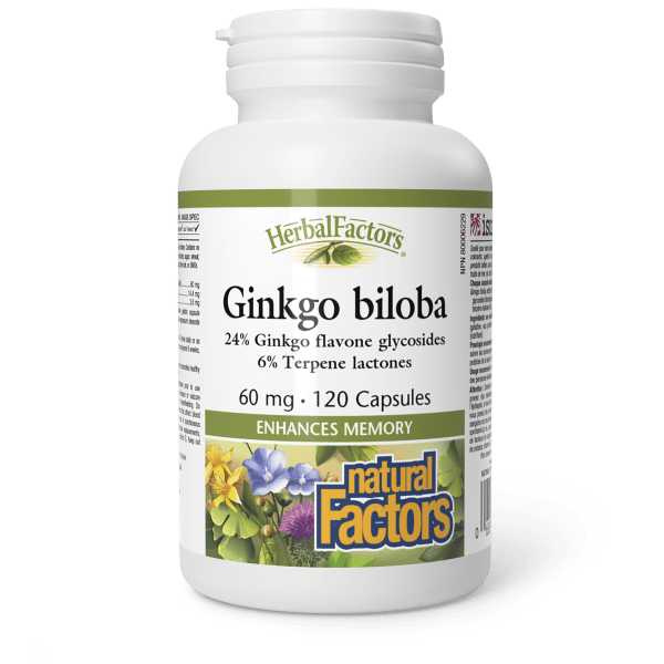 Ginkgo biloba 60 mg, HerbalFactors