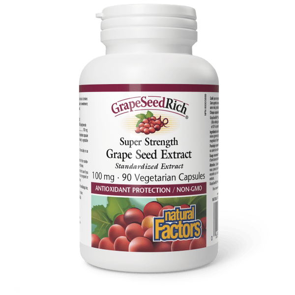 GrapeSeedRich Super Strength Grape Seed Extract 100 mg