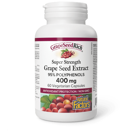 GrapeSeedRich Super Strength Grape Seed Extract 400 mg