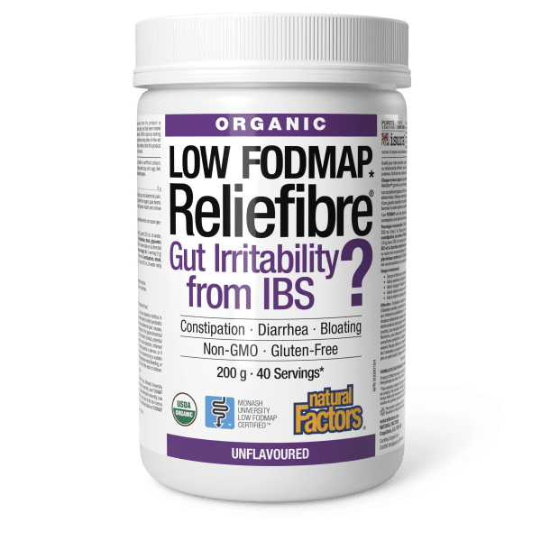 Reliefibre Organic Unflavoured Powder