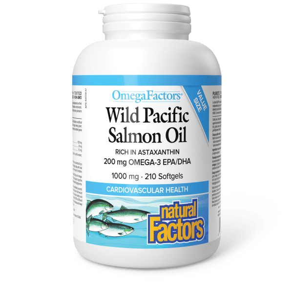Wild Pacific Salmon Oil 1000 mg, OmegaFactors