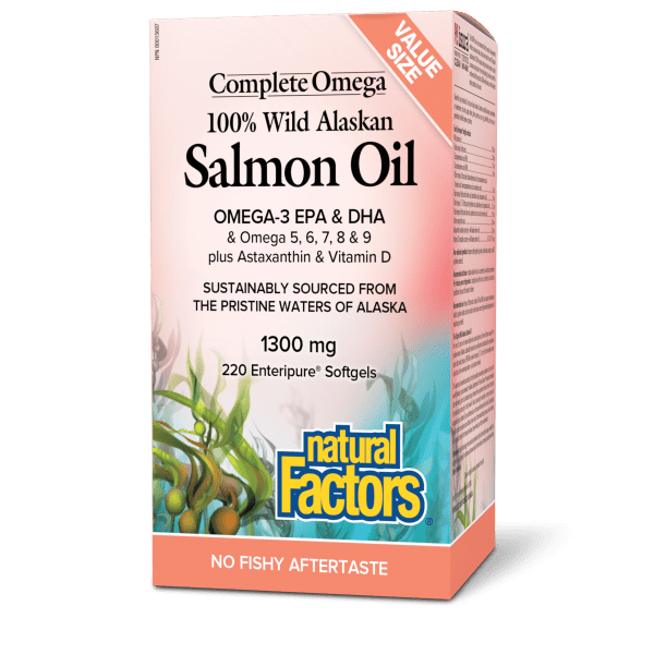 Complete Omega 100% Wild Alaskan Salmon Oil 1300 mg