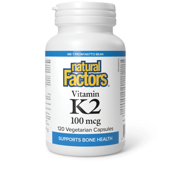 Vitamin K2 100 mcg 120 Vegetarian Capsules, image-hi-res