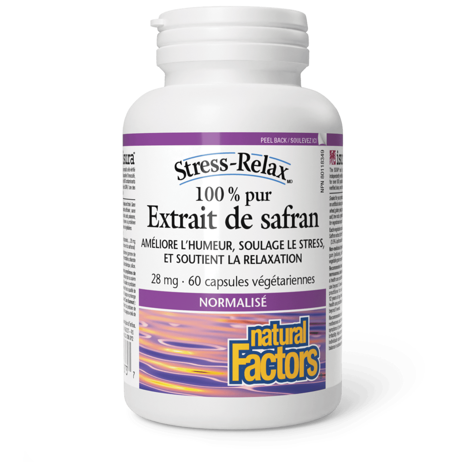 Extrait de safran 100 % pur, Stress-Relax, Natural Factors|v|image|2873