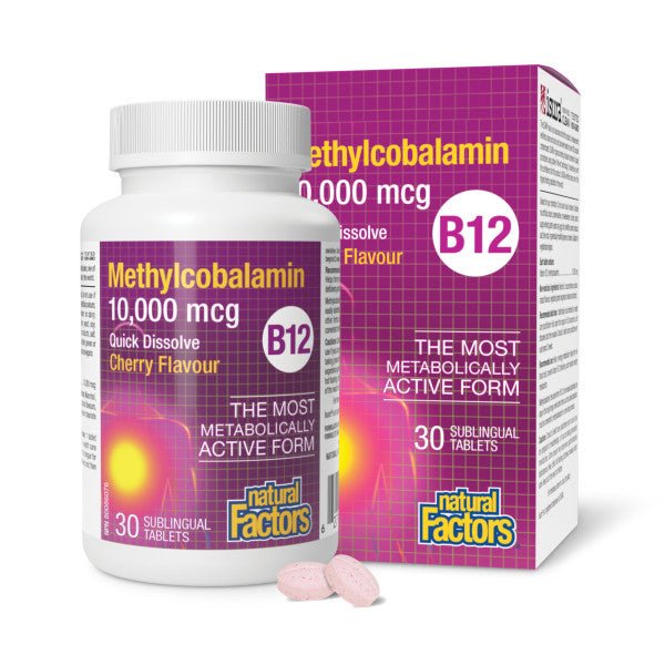 B12 Methylcobalamin 10,000 mcg Cherry