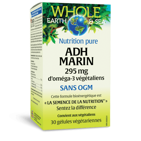 ADH marin Oméga-3 végétaliens, Whole Earth & Sea, Whole Earth & Sea®|v|image|35551