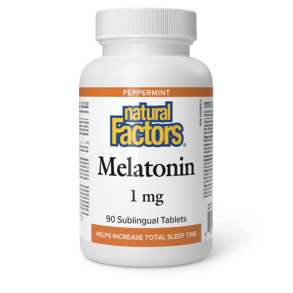 Melatonin 1 mg 90 Sublingual Tablets Peppermint, image-hi-res