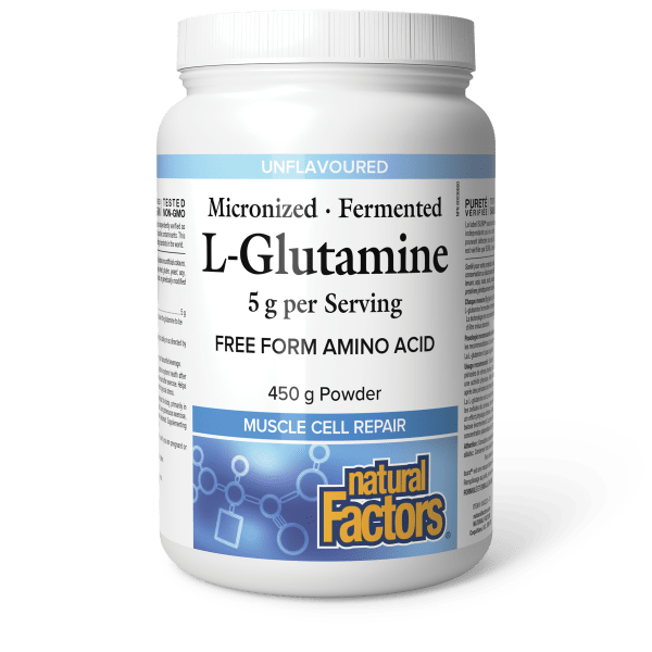 Micronized Fermented L-Glutamine 5 g 450 g Powder, image-hi-res