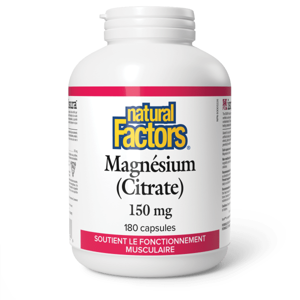 Magnésium Citrate 150 mg 180 capsules, image-hi-res