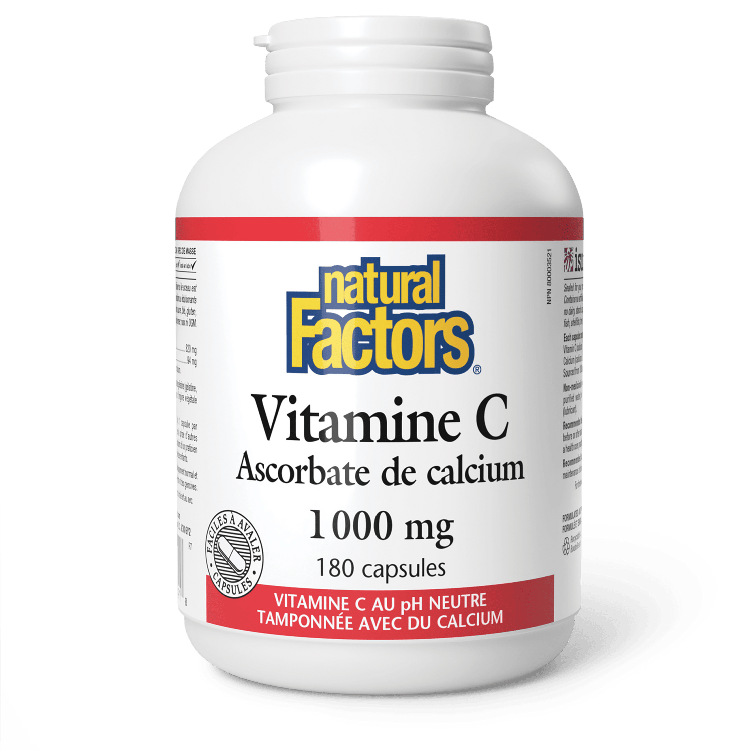 Vitamine C Ascorbate de calcium 1 000 mg, Natural Factors|v|image|13491