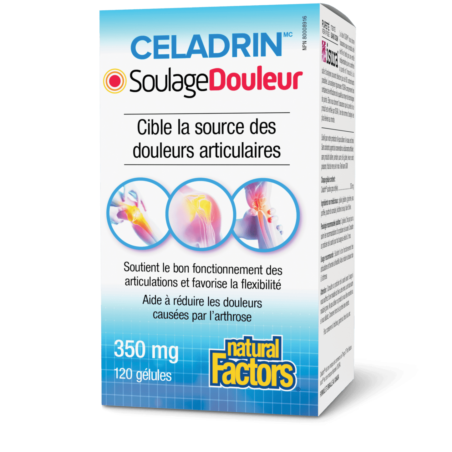 Celadrin SoulageDouleur, Natural Factors|v|image|2682
