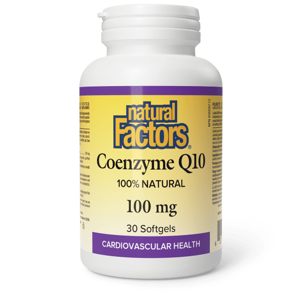 Coenzyme Q10 100% Natural 100 mg 30 Softgels, image-hi-res