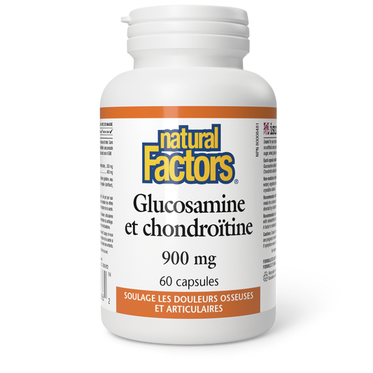 Glucosamine et chondroïtine 900 mg, Natural Factors|v|image|2686