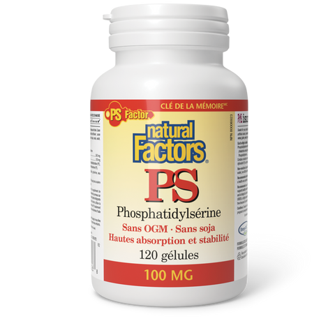 PS Phosphatidylsérine 100 mg, Natural Factors|v|image|2626