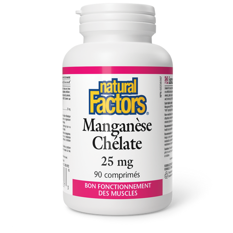Manganèse Chélate 25 mg, Natural Factors|v|image|1657